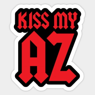 KISS MY AZ 1 Sticker